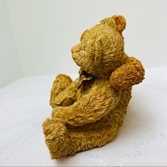 Goebel Bears Paw Prints 1995 Owen &Olive Beau Bears Hand Painted Teddy Resin - Picture 6 of 8